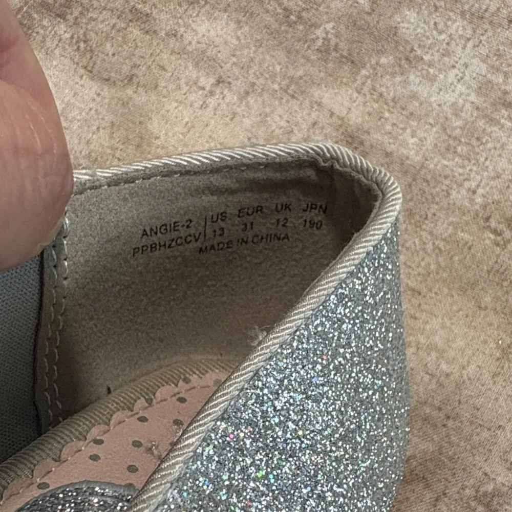 Dream Pairs Glittery Silver Kids Dress Shoes